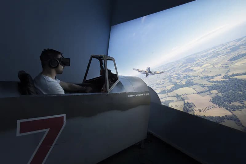 Bojový letecký simulátor letounu Messerschmitt Bf 109